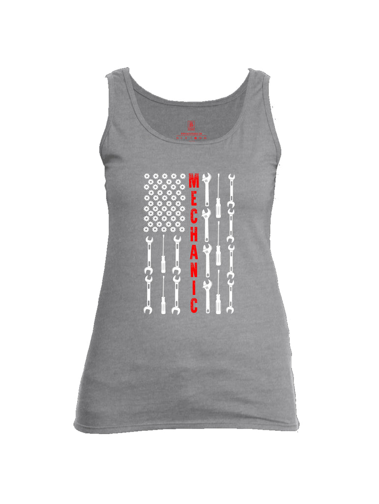 Battleraddle Mechanic Flag Womens Cotton Tank Top