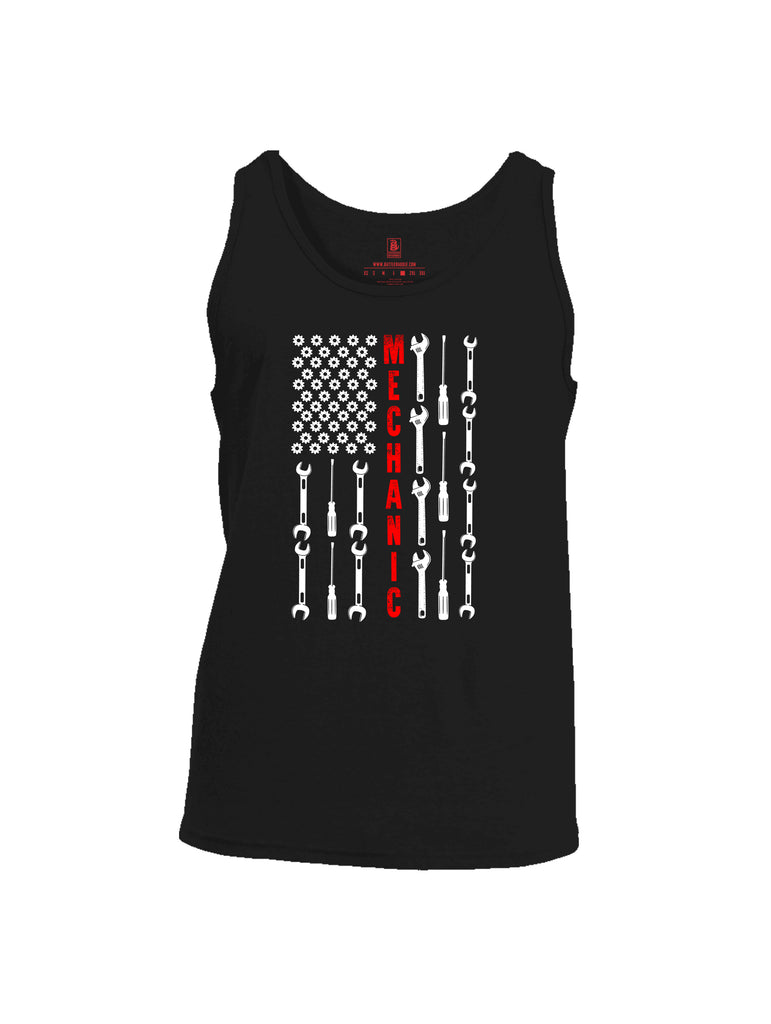 Battleraddle Mechanic Flag Mens Cotton Tank Top