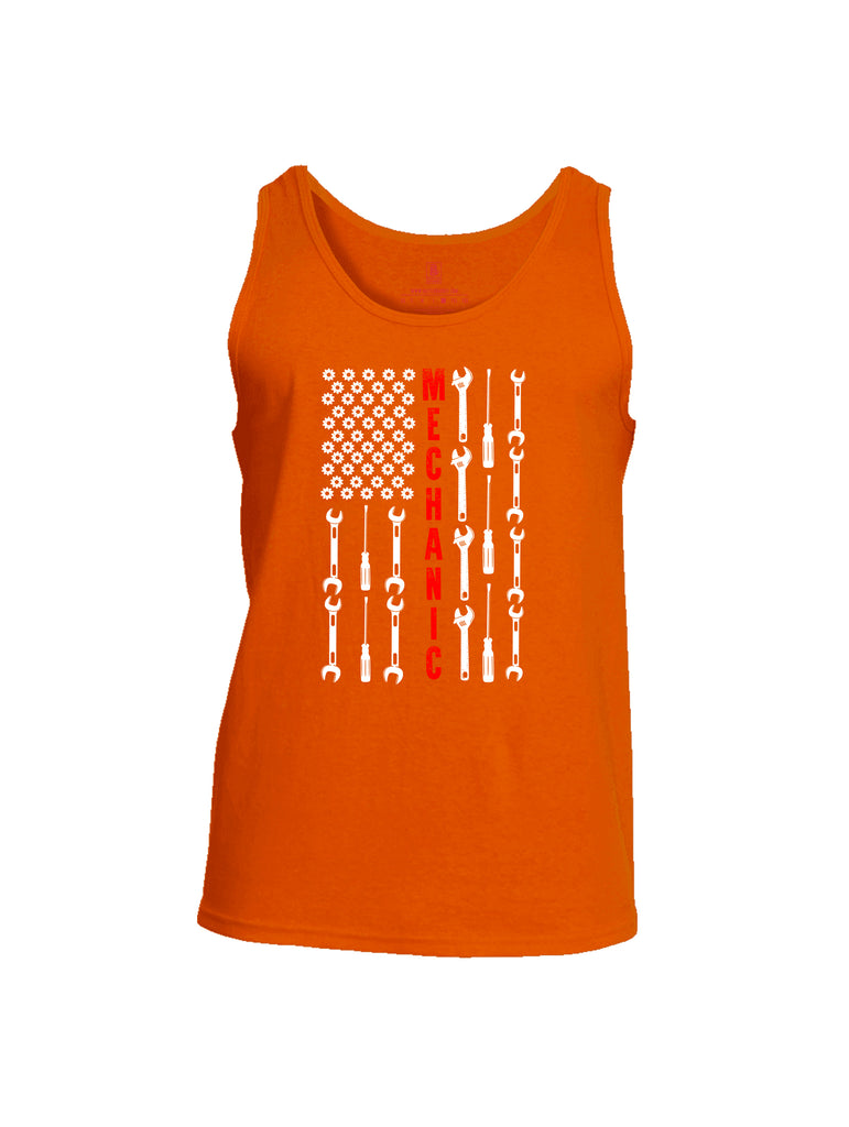 Battleraddle Mechanic Flag Mens Cotton Tank Top