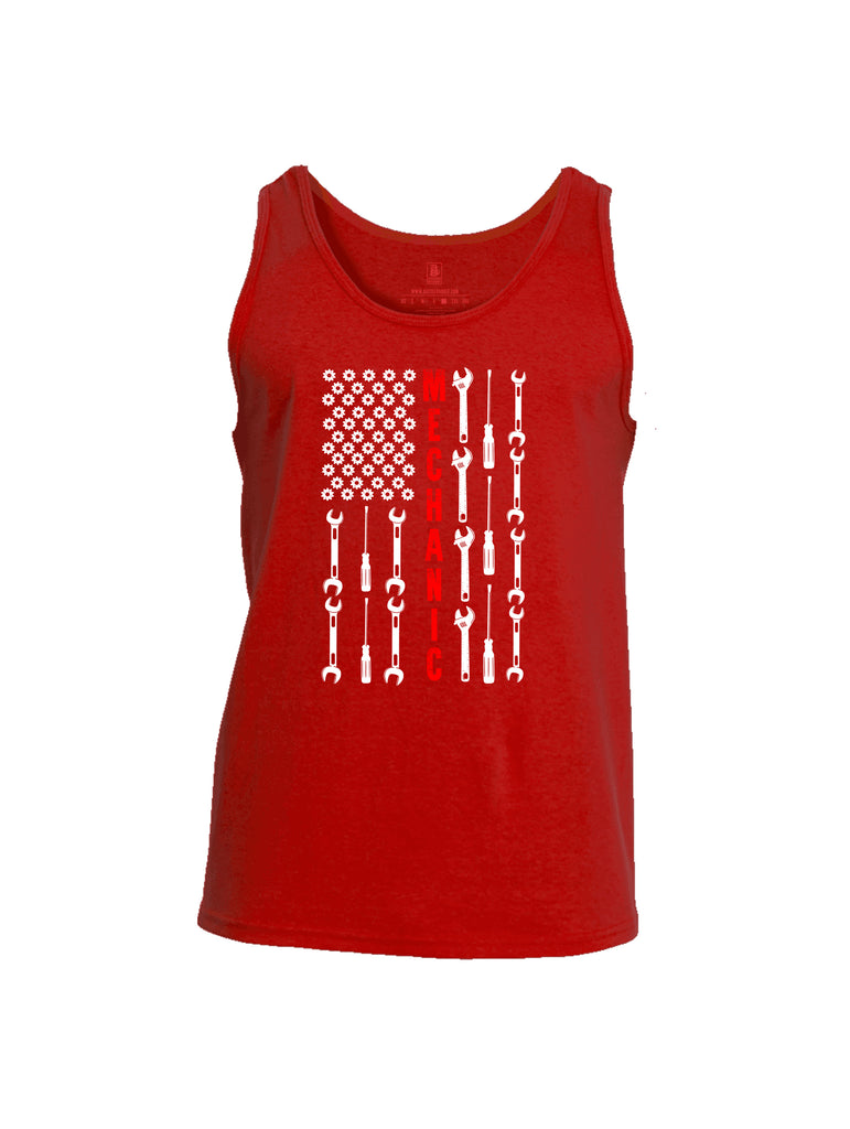 Battleraddle Mechanic Flag Mens Cotton Tank Top