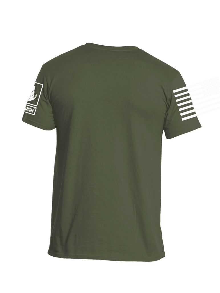 Copy of Battleraddle Support Law Enforcement Blue Line Mens Cotton T Shirt