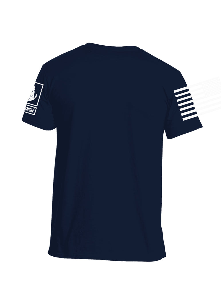 Copy of Battleraddle Support Law Enforcement Blue Line Mens Cotton T Shirt