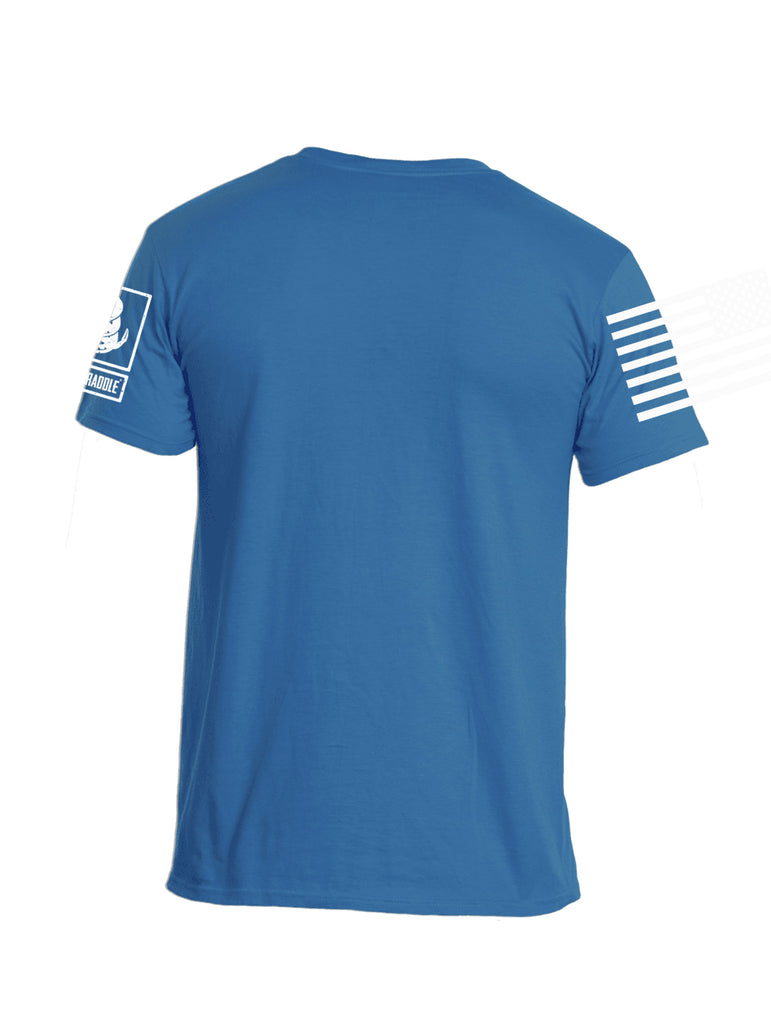 Copy of Battleraddle Support Law Enforcement Blue Line Mens Cotton T Shirt