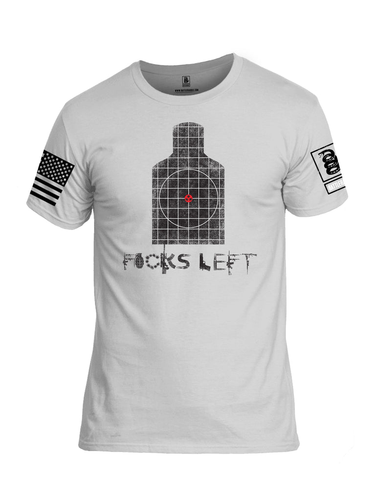Battleraddle Zero Fucks Left White Sleeve Print Mens 100% Battlefit Polyester Crew Neck T Shirt