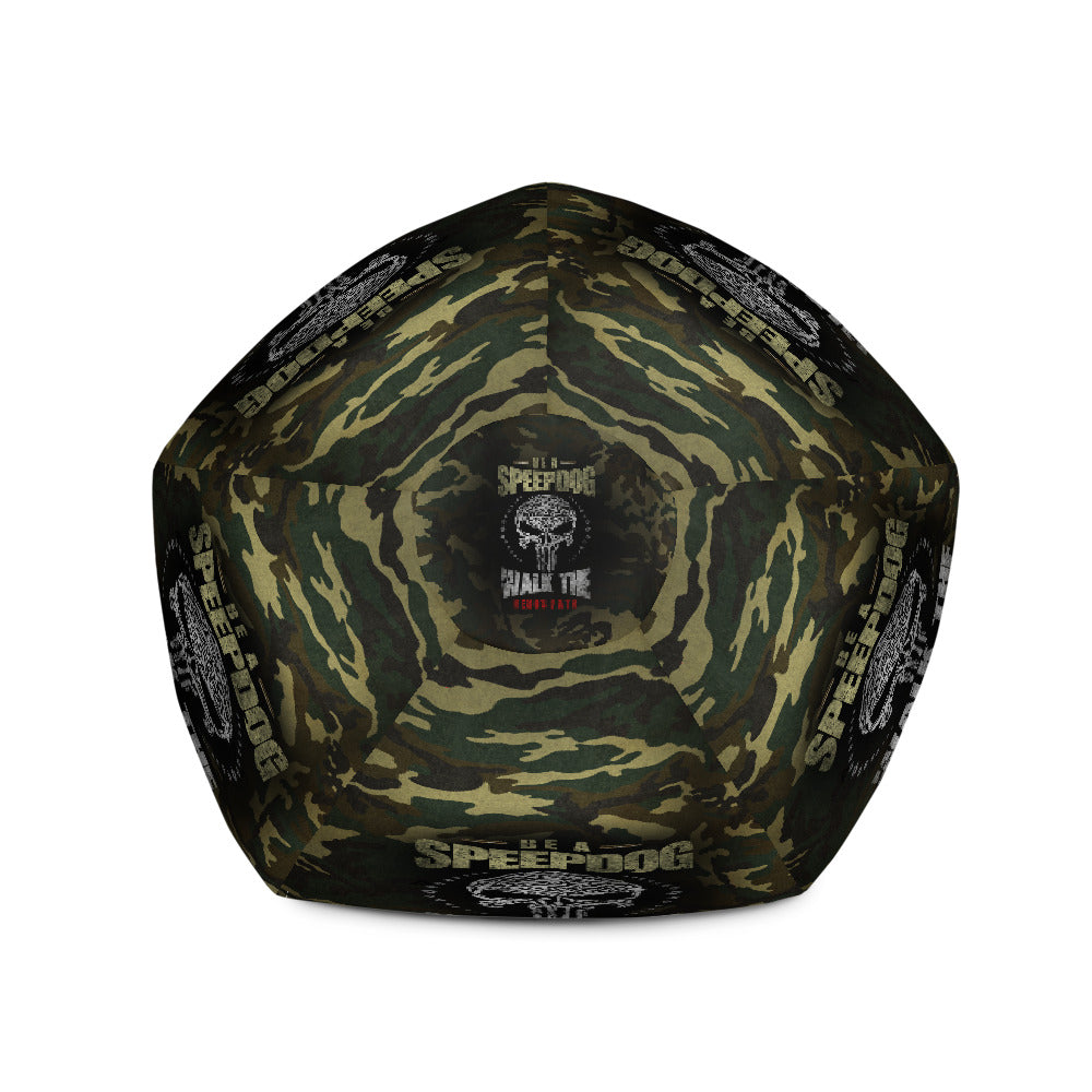 Battleraddle Be A Sheepdog Walk The Hero's Path Camo Polyester Bean Bag Chair With Filling