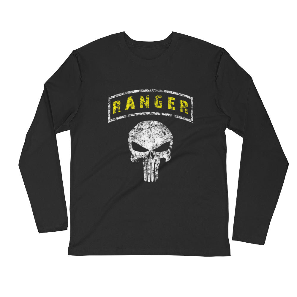 Battleraddle Skull Ranger Mens Cotton Long Sleeve T Shirt