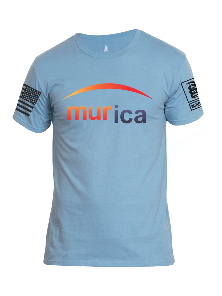 Battleraddle Murica Mens Crew Neck Cotton T Shirt