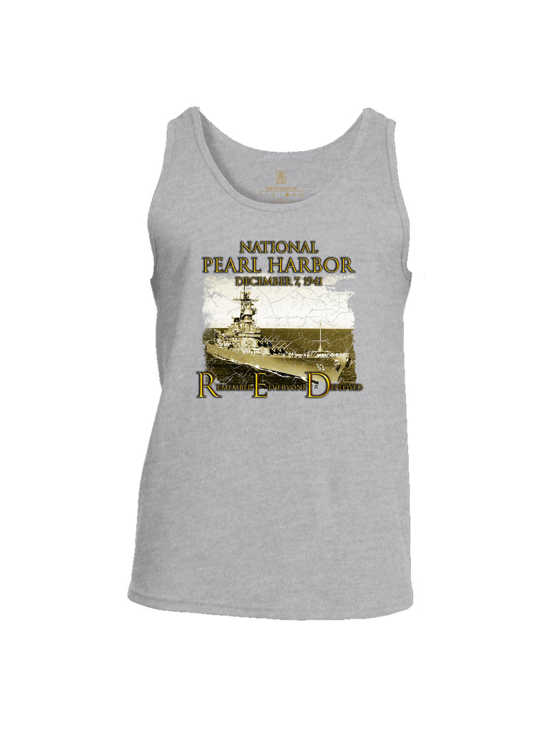 Battleraddle National Pearl Harbor Mens Cotton Tank Top