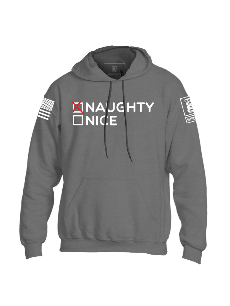 Battleraddle Naughty Nice Mens Blended Hoodie With Pockets