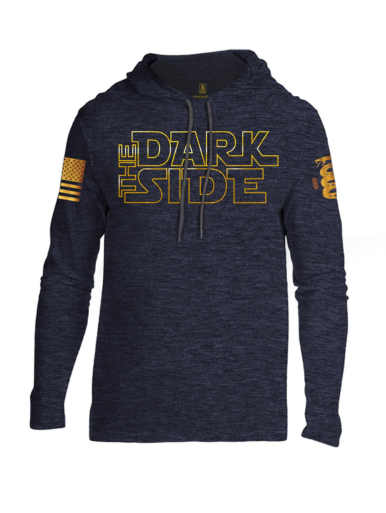 Battleraddle The Dark Side Brass Sleeve Print Mens Thin Cotton Lightweight Hoodie