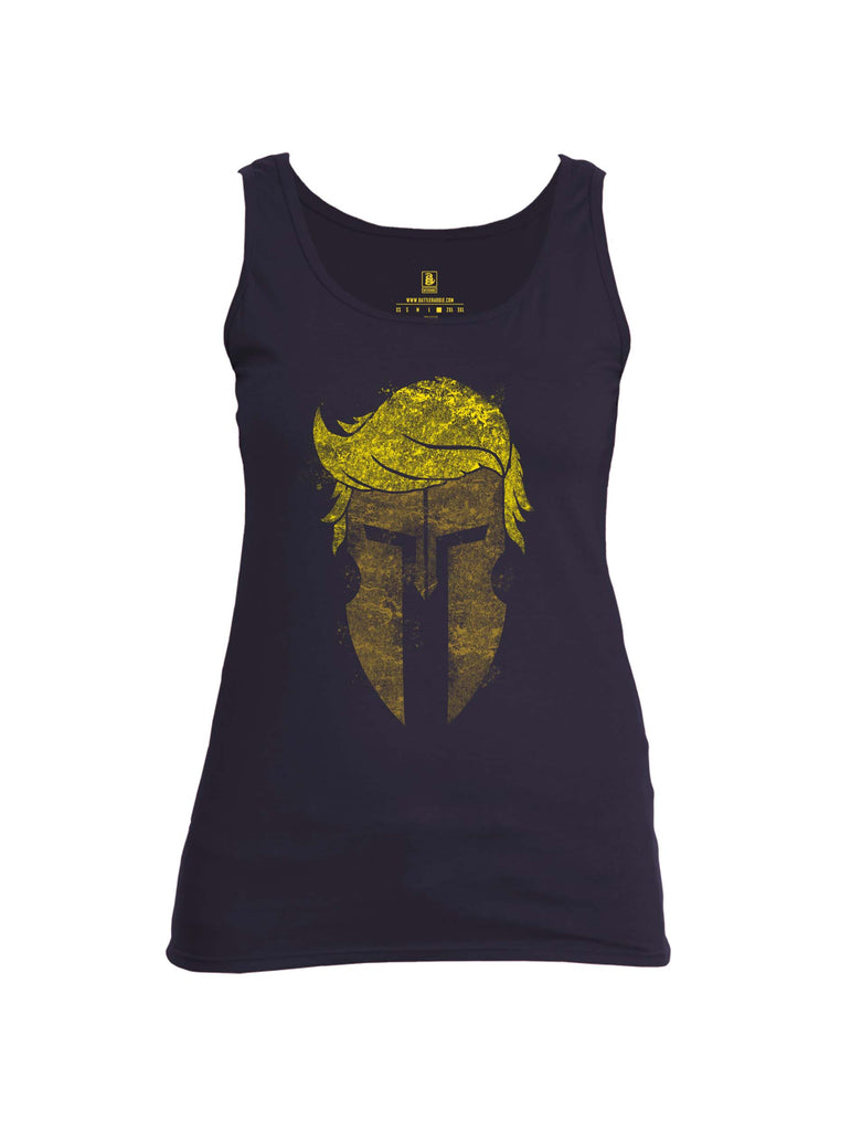 Battleraddle Mr. President Expounder Spartan Helm Womens Cotton Tank Top