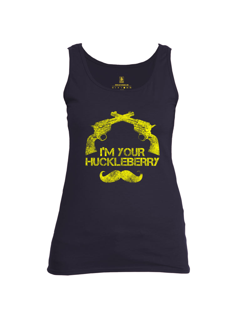 Battleraddle I'm Your Huckleberry Womens Cotton Tank Top