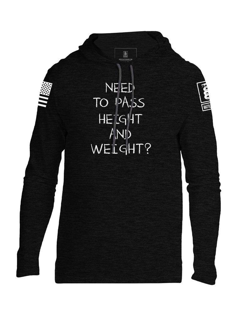 Battleraddle Need To Pass Height And Weight? Diet Crayon Black Ops Edition Mens Thin Cotton Lightweight Hoodie