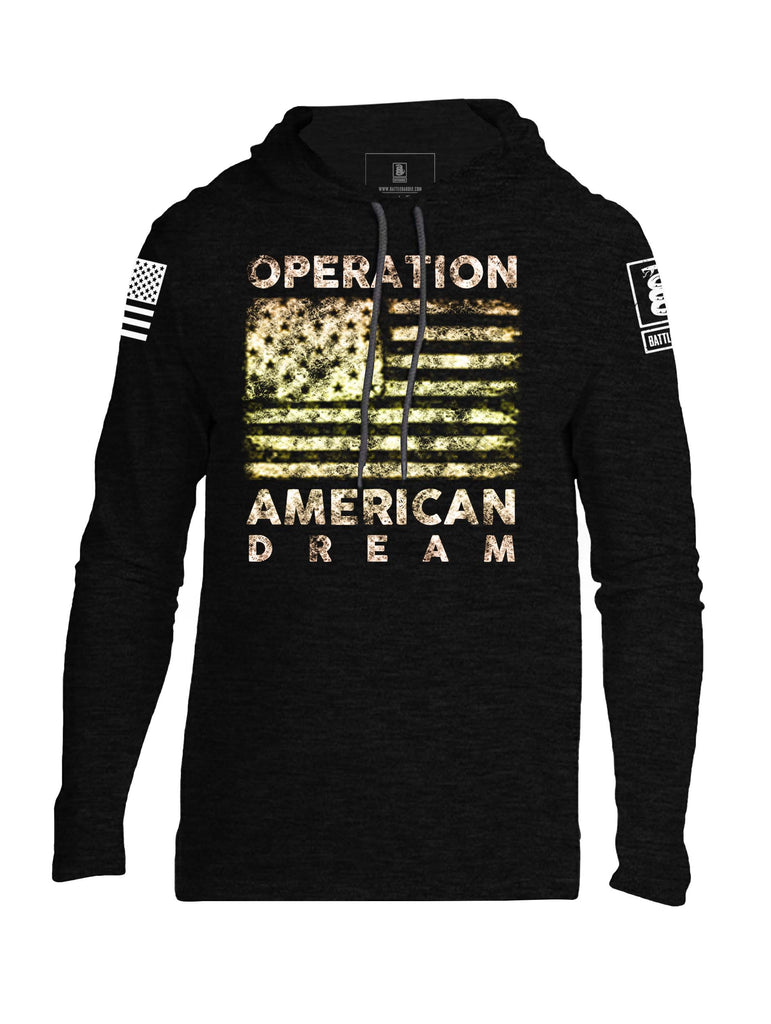 Battleraddle American Dream Patriotic Cool Mens Cotton Lightweight Hooded - Battleraddle® LLC