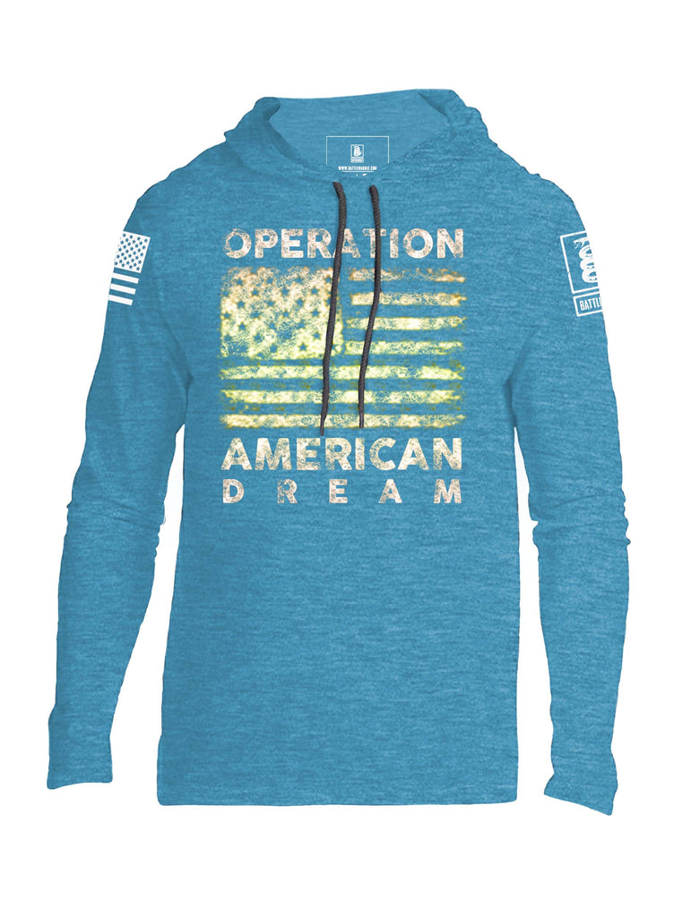 Battleraddle American Dream Patriotic Cool Mens Cotton Lightweight Hooded - Battleraddle® LLC