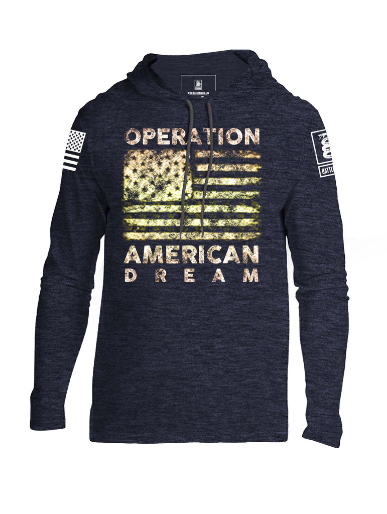 Battleraddle American Dream Patriotic Cool Mens Cotton Lightweight Hooded - Battleraddle® LLC