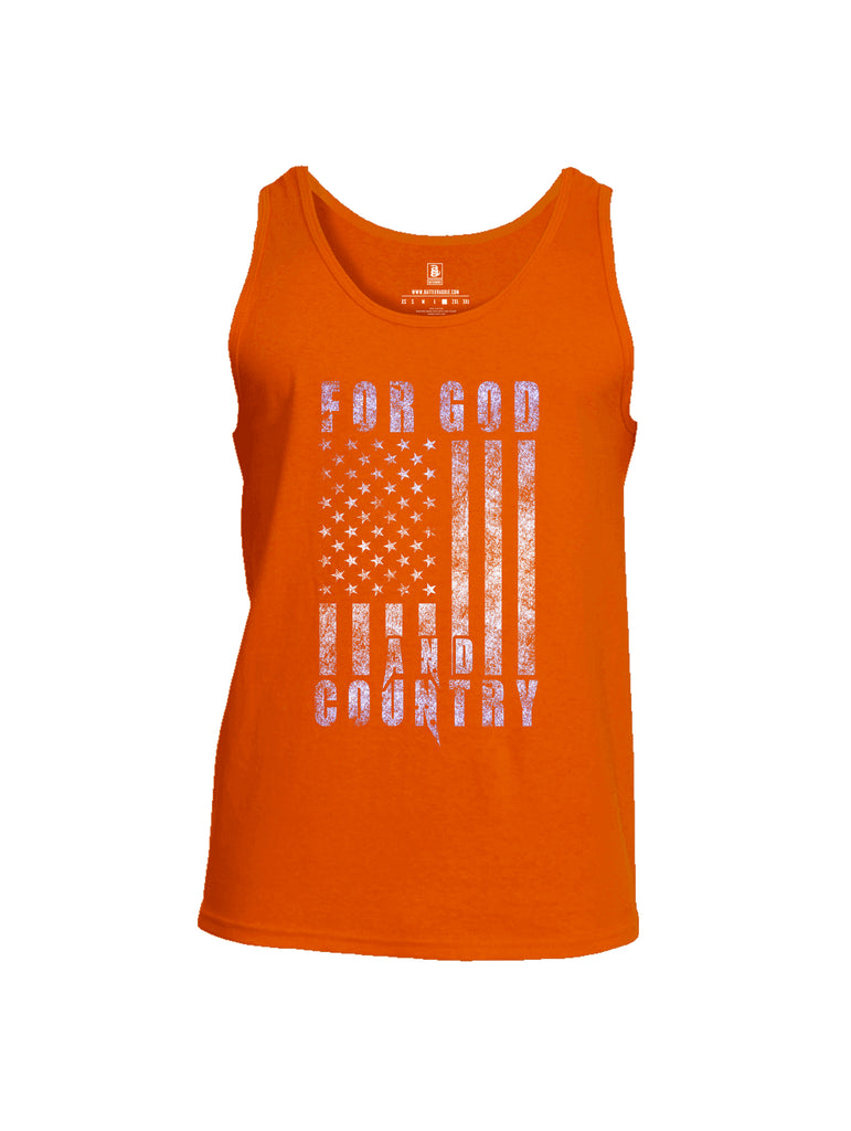 Battleraddle For God And Country Mens Cotton Tank Top