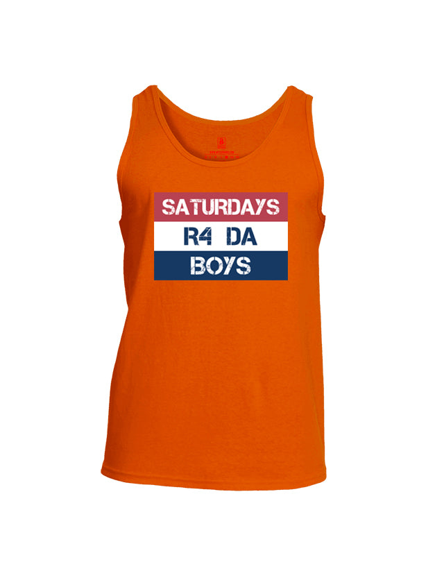 Battleraddle Saturdays R4 DA Boys Mens Cotton Tank Top