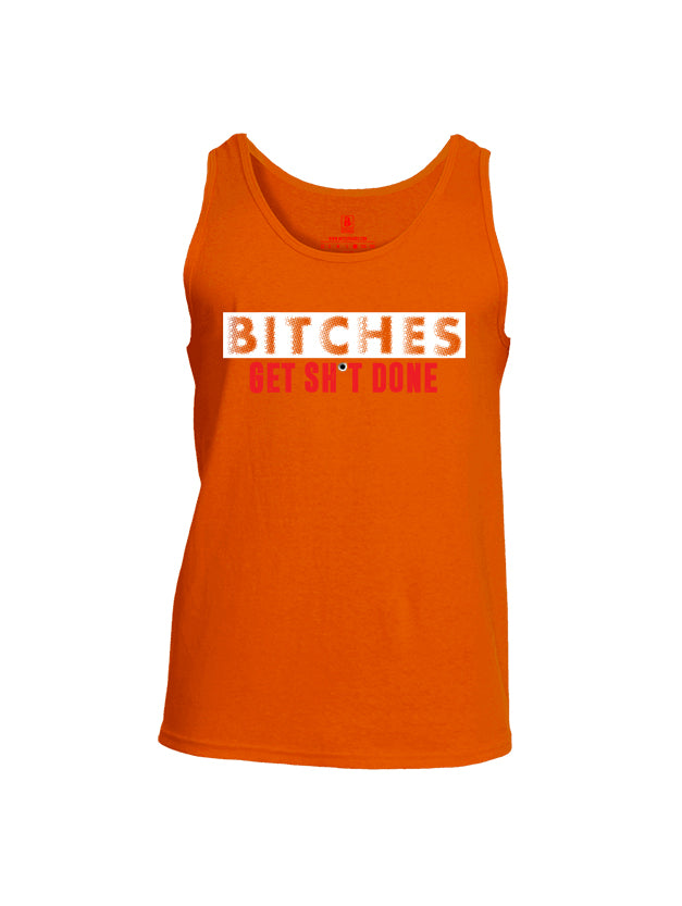 Battleraddle Bitches Get Sh*t Done Mens Cotton Tank Top - Battleraddle® LLC