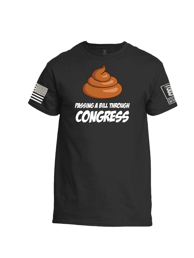 Battleraddle Passing A Bill Through Congress Mens 100% Battlefit Polyester Crew Neck T Shirt