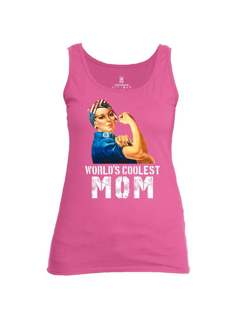 Battleraddle World's Coolest Mom Womens Cotton Tank Top