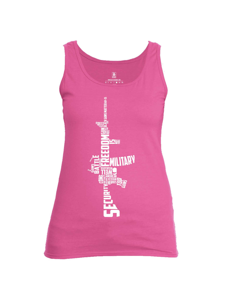 Battleraddle Freedom AR15 Womens Cotton Tank Top