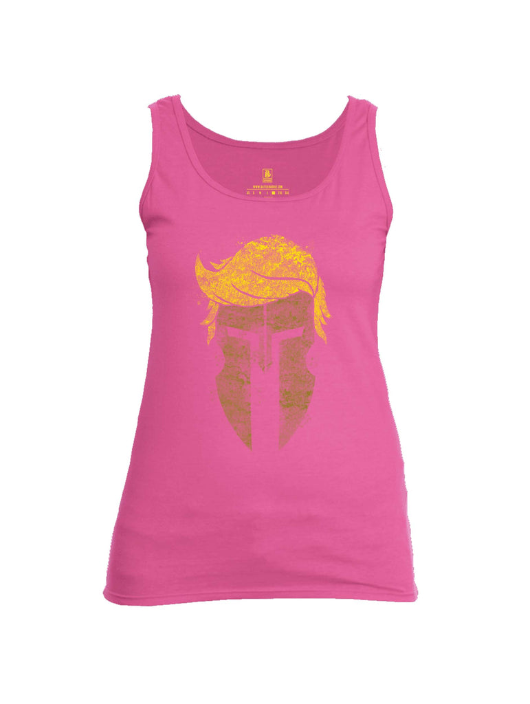 Battleraddle Mr. President Expounder Spartan Helm Womens Cotton Tank Top