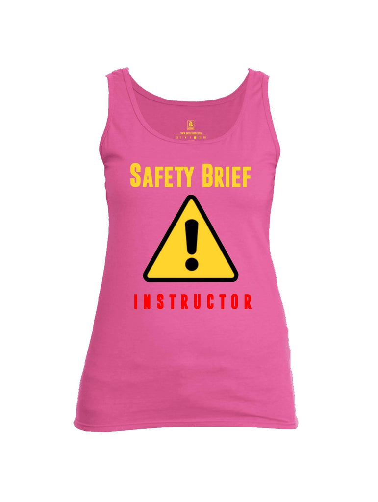 Battleraddle Safety Brief Instructor Womens Cotton Tank Top shirt|custom|veterans|Apparel-Womens Tank Tops-Cotton