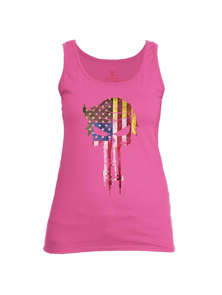 Battleraddle Mr. President Expounder USA Flag Womens Cotton Tank Top shirt|custom|veterans|Apparel-Womens Tank Tops-Cotton