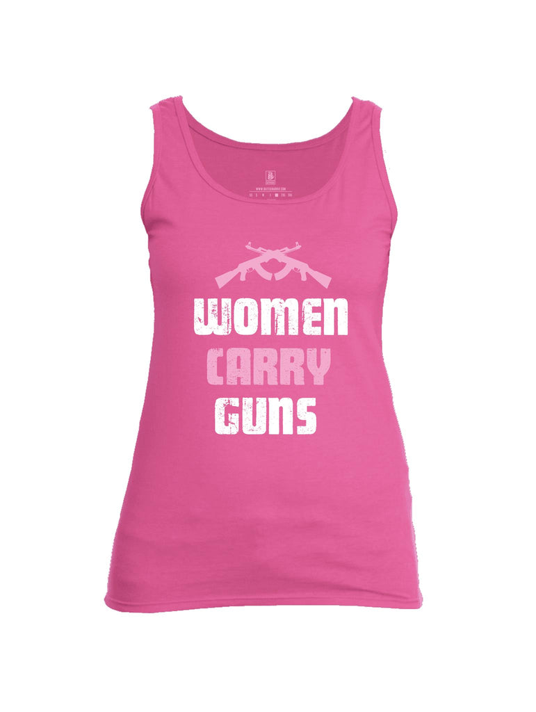 Battleraddle Women Carry Guns Womens Cotton Tank Top