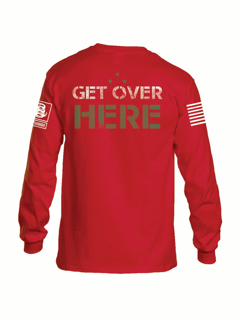 Battleraddle If Your First Name Starts With Private Get Over Here Mens Cotton Long Sleeve Crew Neck T Shirt