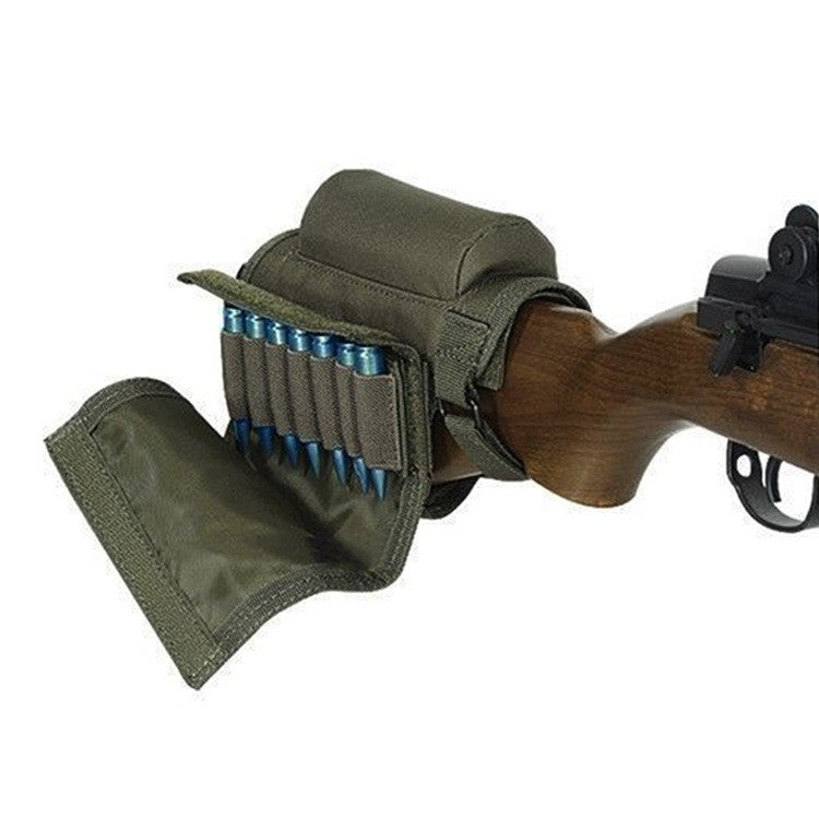 Tactical Buttstock Cheek Rest | Ammo Carrier Case