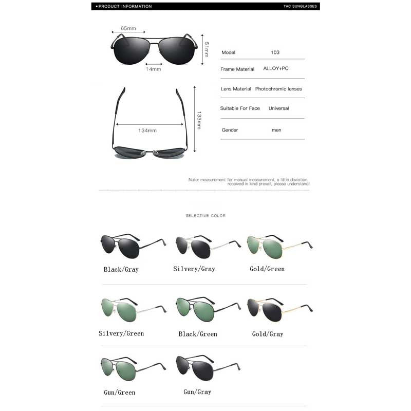 Battleraddle Polarized Pilot UV400 Mens Designer Sunglasses
