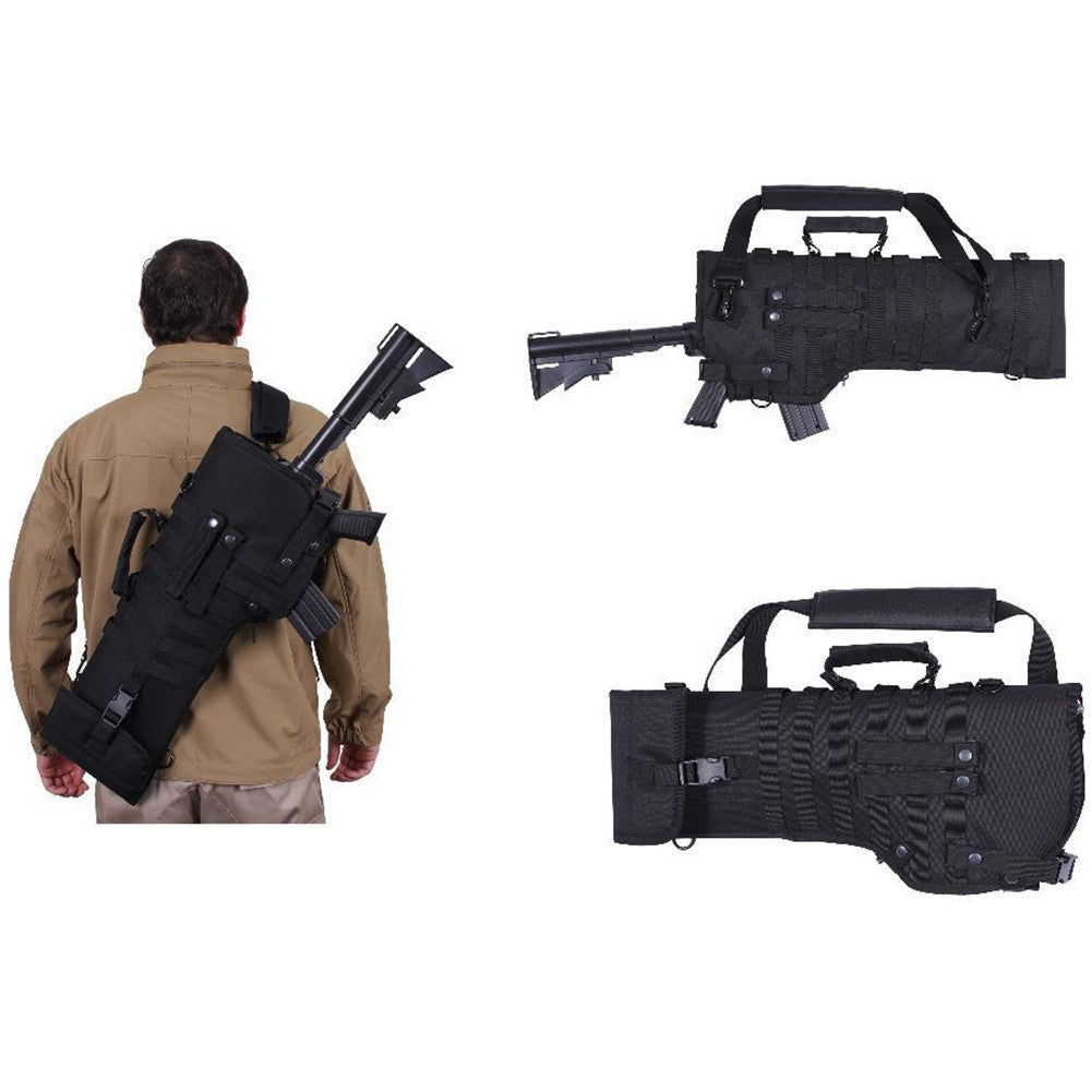 Battleraddle Tactical Canvas Rifle Scabbard Adjustable Shoulder Carry Bag