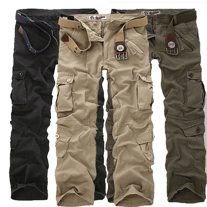 Battleraddle Tactical Mens Cotton Cargo Pants With Double Pockets