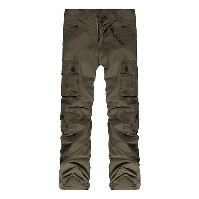 Battleraddle Tactical Mens Cotton Cargo Pants With Double Pockets