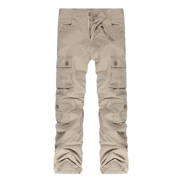 Battleraddle Tactical Mens Cotton Cargo Pants With Double Pockets