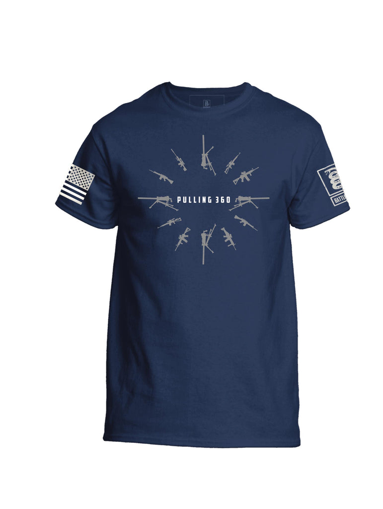 Battleraddle Pulling 360  Mens 100% Battlefit Polyester Crew Neck T Shirt