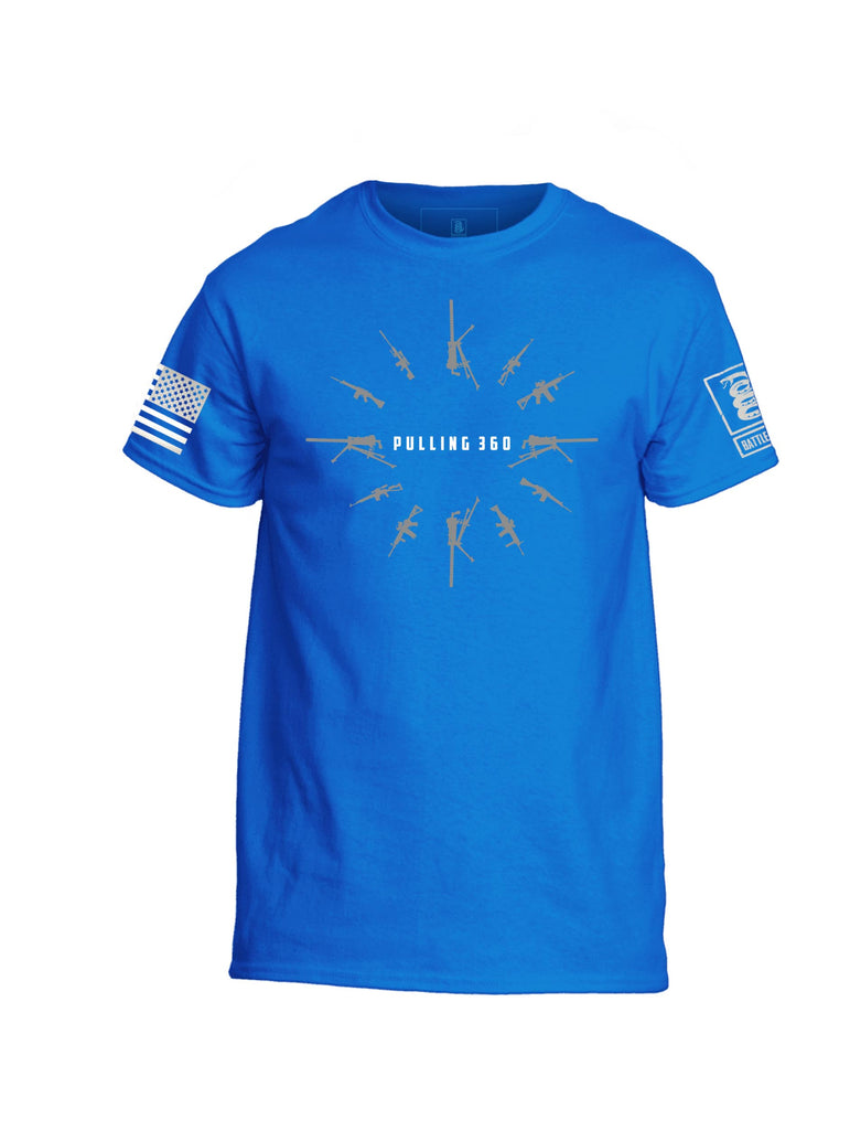 Battleraddle Pulling 360  Mens 100% Battlefit Polyester Crew Neck T Shirt