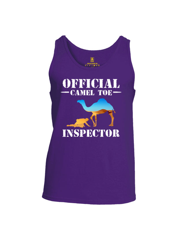 Battleraddle Official Camel Toe Inspector Mens Cotton Tank Top