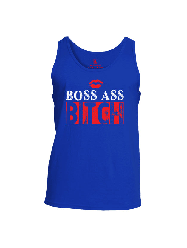 Battleraddle Boss Ass Bitch Mens Cotton Tank Top - Battleraddle® LLC