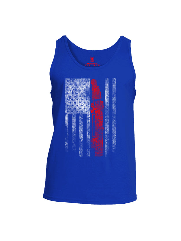 Battleraddle Truck Driver Flag Mens Cotton Tank Top