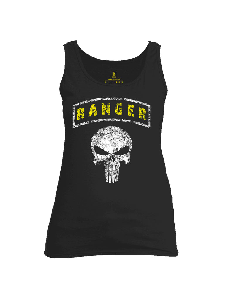 Battleraddle Ranger Tab Mr. Expounder Skull Womens Cotton Tank Top