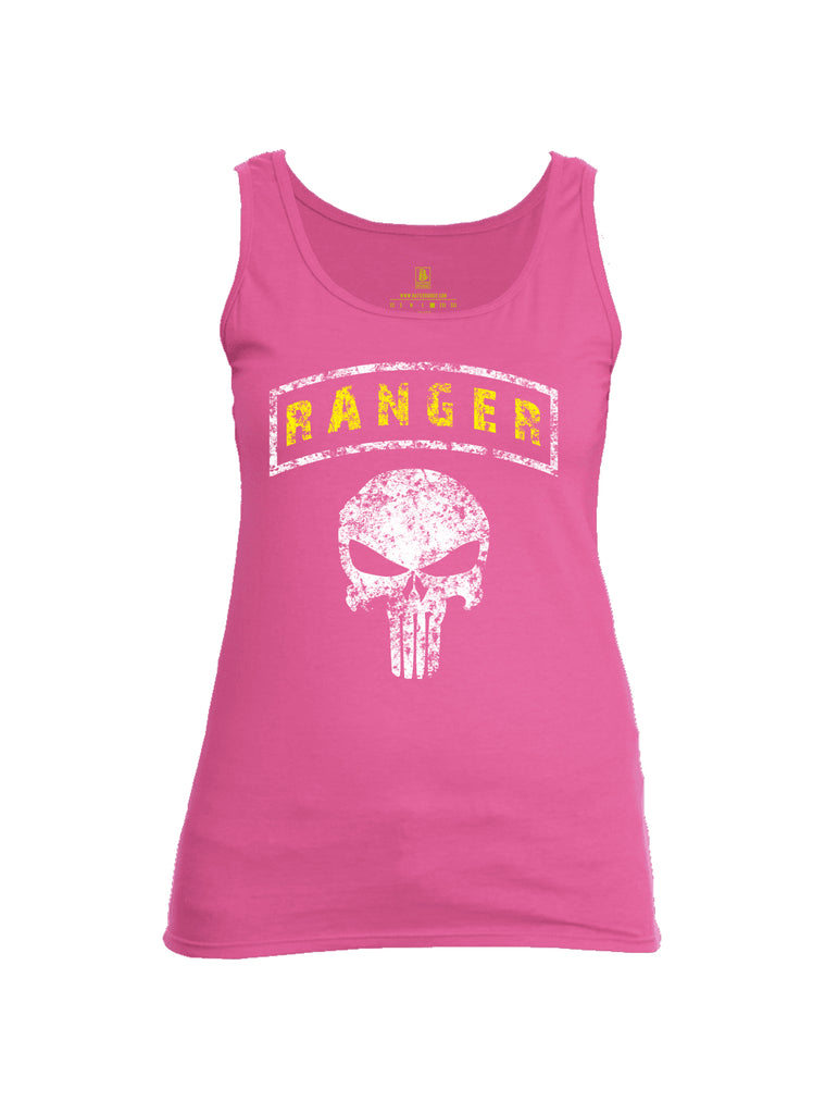 Battleraddle Ranger Tab Mr. Expounder Skull Womens Cotton Tank Top
