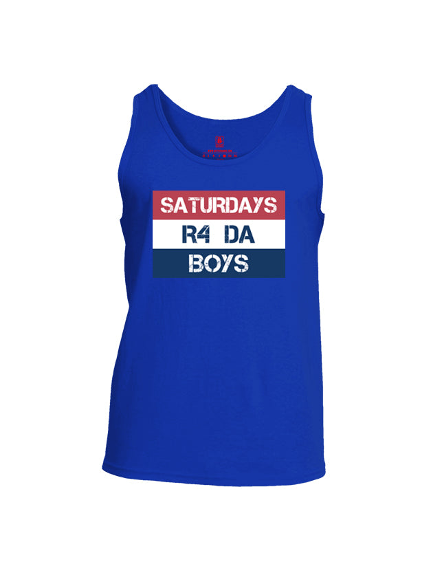 Battleraddle Saturdays R4 DA Boys Mens Cotton Tank Top