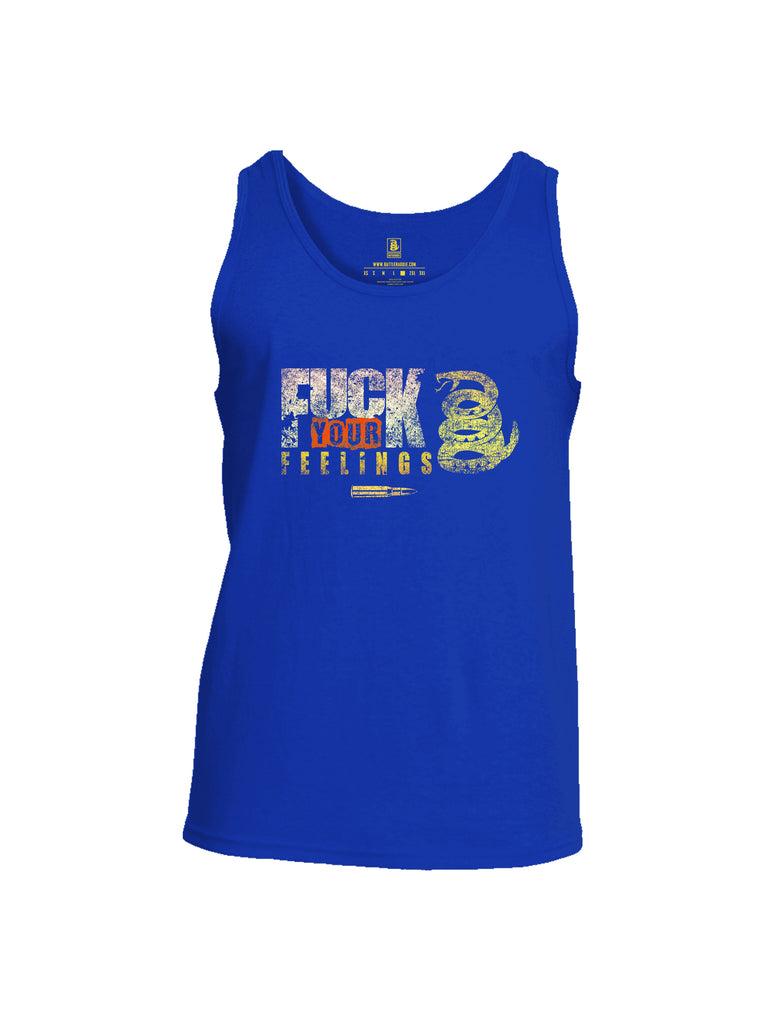 Battleraddle Fuck Your Feelings Mens Cotton Tank Top