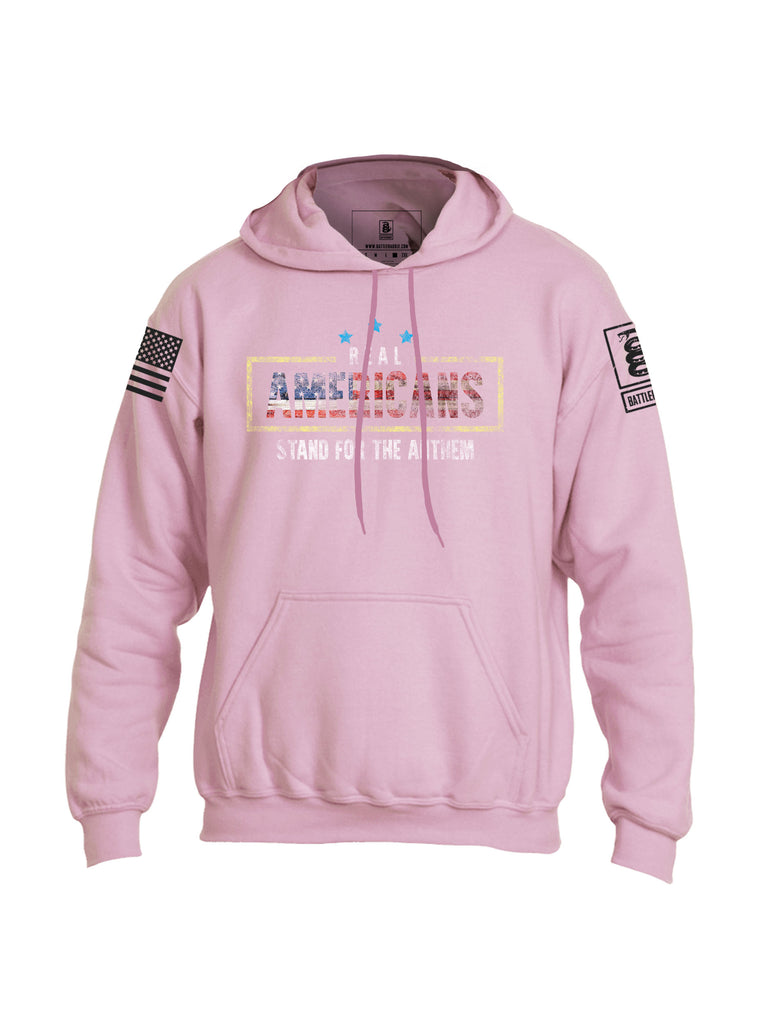 Battleraddle Real Americans Stand For The Anthem Mens Blended Hoodie With Pockets