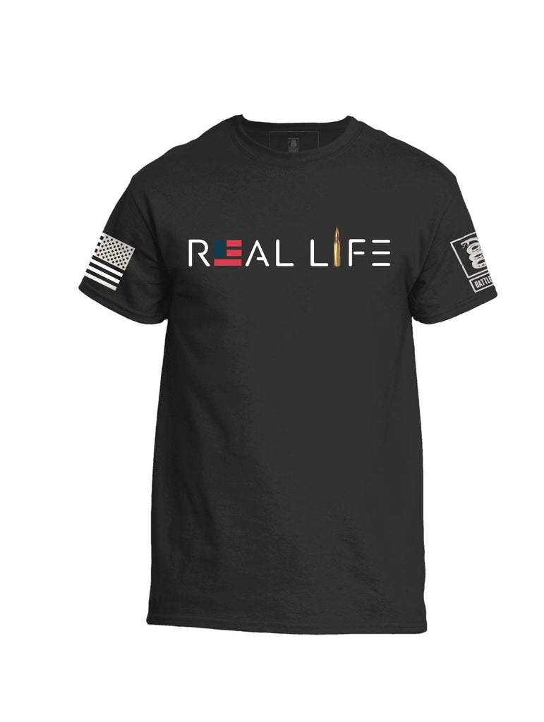 Battleraddle Real Life Mens 100% Battlefit Polyester Crew Neck T Shirt