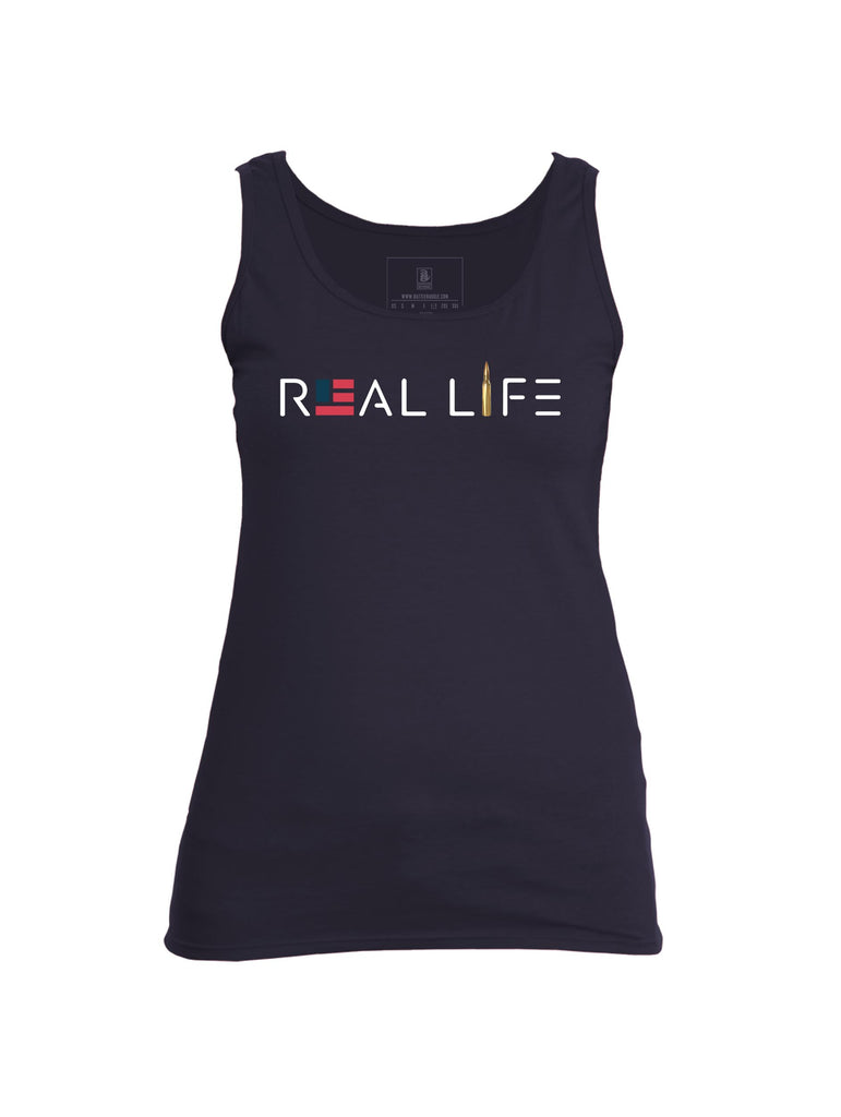 Battleraddle Real Life Womens Cotton Tank Top