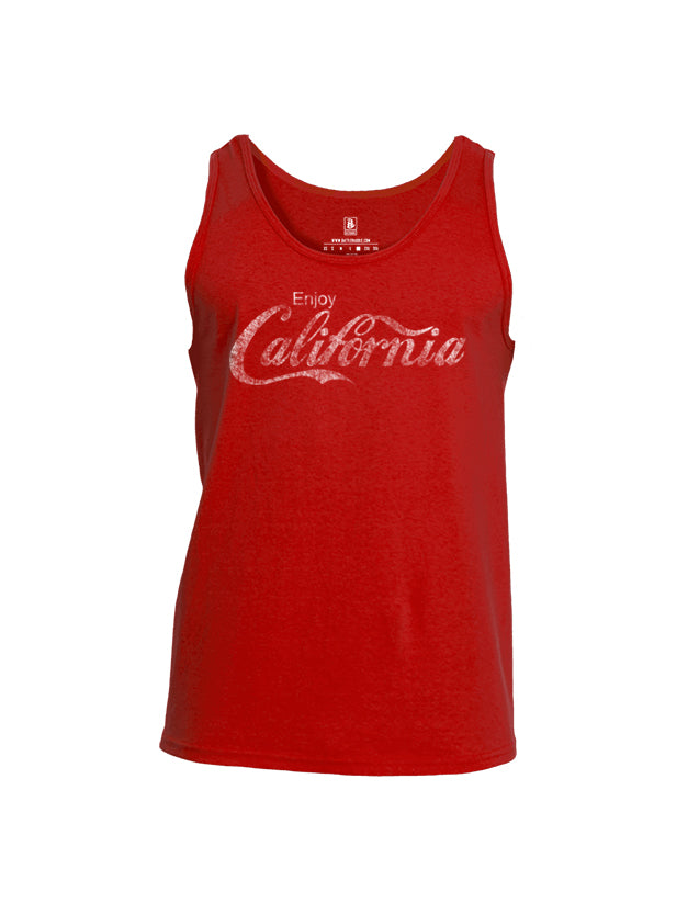 Battleraddle Enjoy California Mens Cotton Tank Top